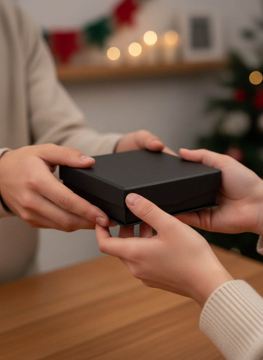 Personalised 80th Birthday Gift Heart Block in Silk Lined Gift Box With Flowers and Butterflies