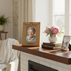 Personalised Mum In Loving Memory Remembrance Wooden Photo Frame Loving Memory Remembrance ukgiftstoreonline