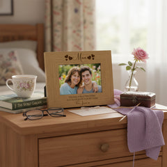 Personalised Engraved Mum Photo Frame for Mothers Day or Birthday With Sentiment Mum Photo Frame ukgiftstoreonline