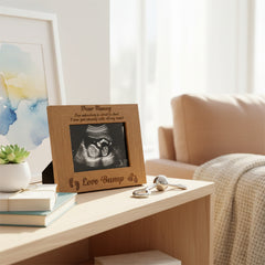 New Baby Pregnancy Scan Engraved Wooden Photo Frame Nanny Gift Baby Photo Frame ukgiftstoreonline