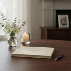Memory Funeral Book / Book Of Condolence or Remembrance Guest Book Scrapbook Guest Book ukgiftstoreonline