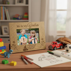 Me and My Brother Love You To The Moon Photo Frame Gift Photo Frame ukgiftstoreonline