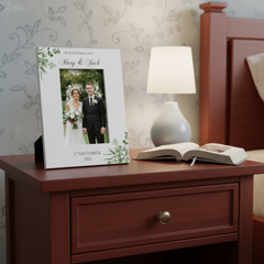 Personalised On Our Wedding Day Elegant Photo Frame Gift For Couple