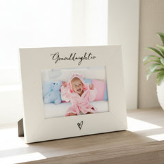 White 6x4 Landscape Picture Photo Frame Granddaughter Gift For Grandparents