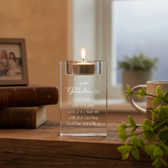 Personalised Great Grandma Tea Light Candle Holder With Sentiment Tea Light Holder ukgiftstoreonline
