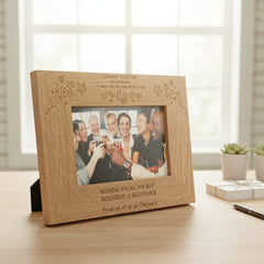 Personalised Sorry You're Leaving Work Colleague Wooden finish Photo Frame Photo Frame ukgiftstoreonline