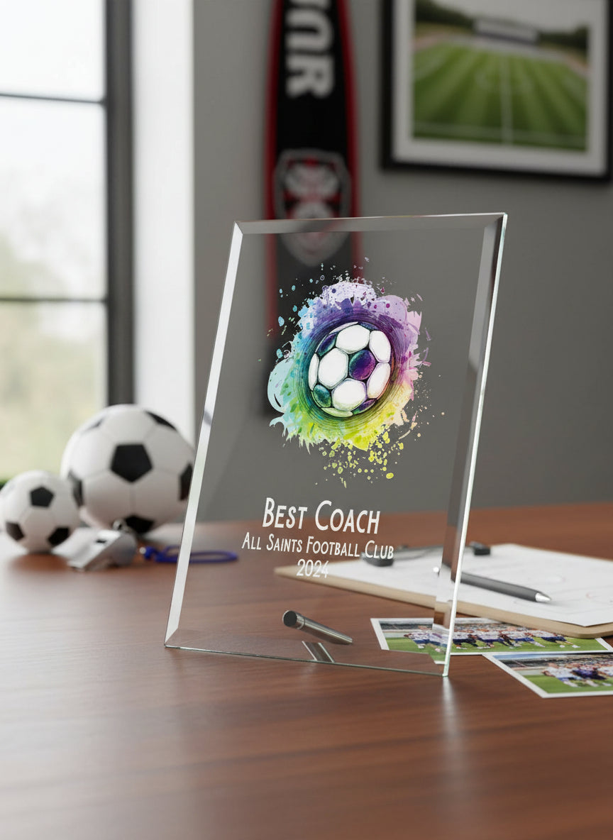 Personalised Football Award Trophy Plaque Gift For Any Occasion Personalised Plaque Sign ukgiftstoreonline
