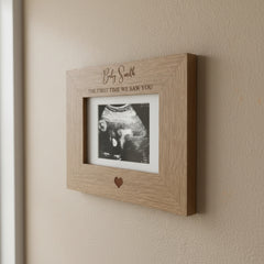 The first time we saw you personalised Baby Scan Photo Frame Personalised Gifts ukgiftstoreonline