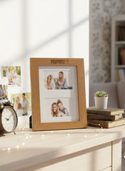 Large A4 Mummy Photo Picture Frame Engraved Wood For Two 6x4 Inch Photos Landscape Photo Frame ukgiftstoreonline