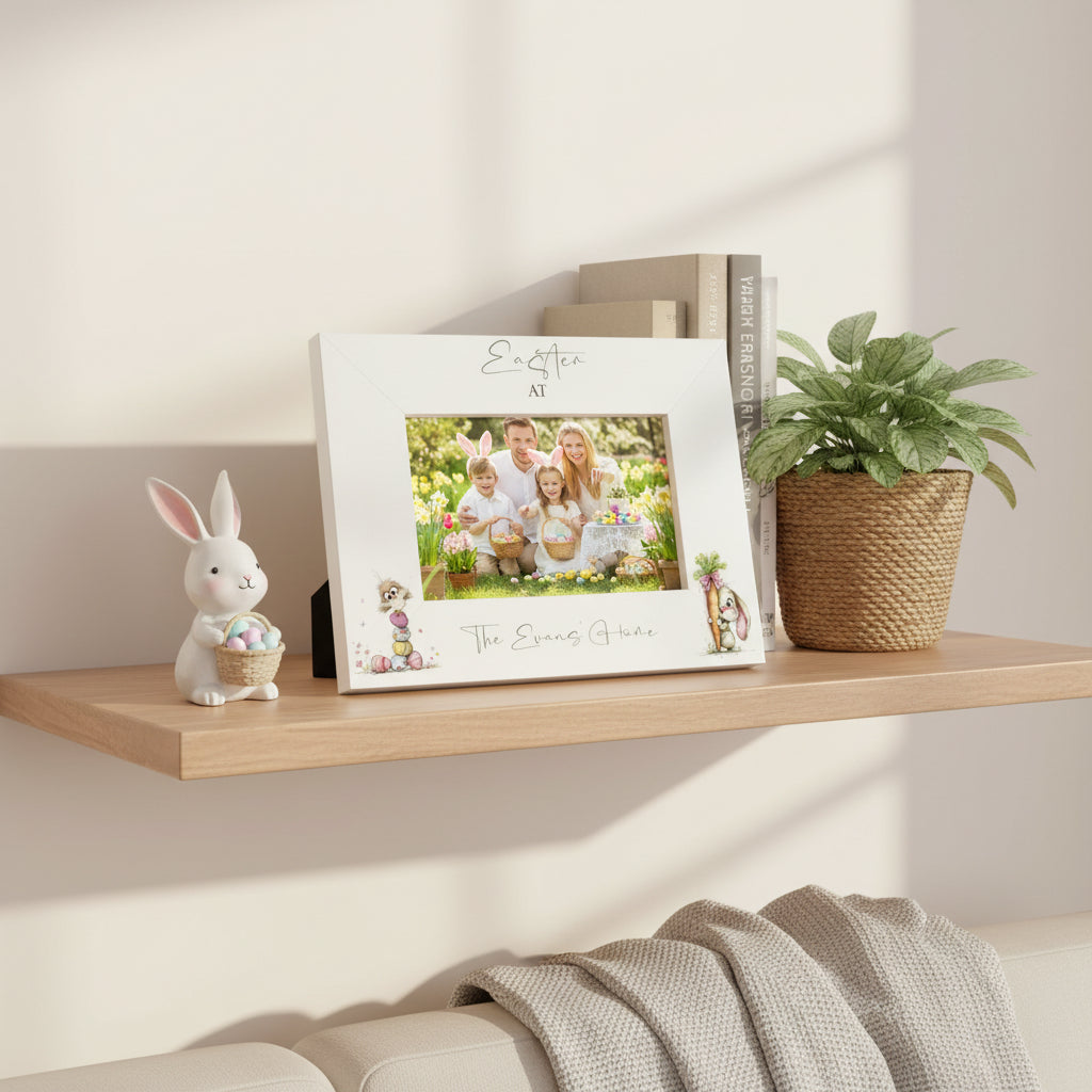 Easter Family Picture Photo Frame Keepsake Memory Gift Photo Frame ukgiftstoreonline