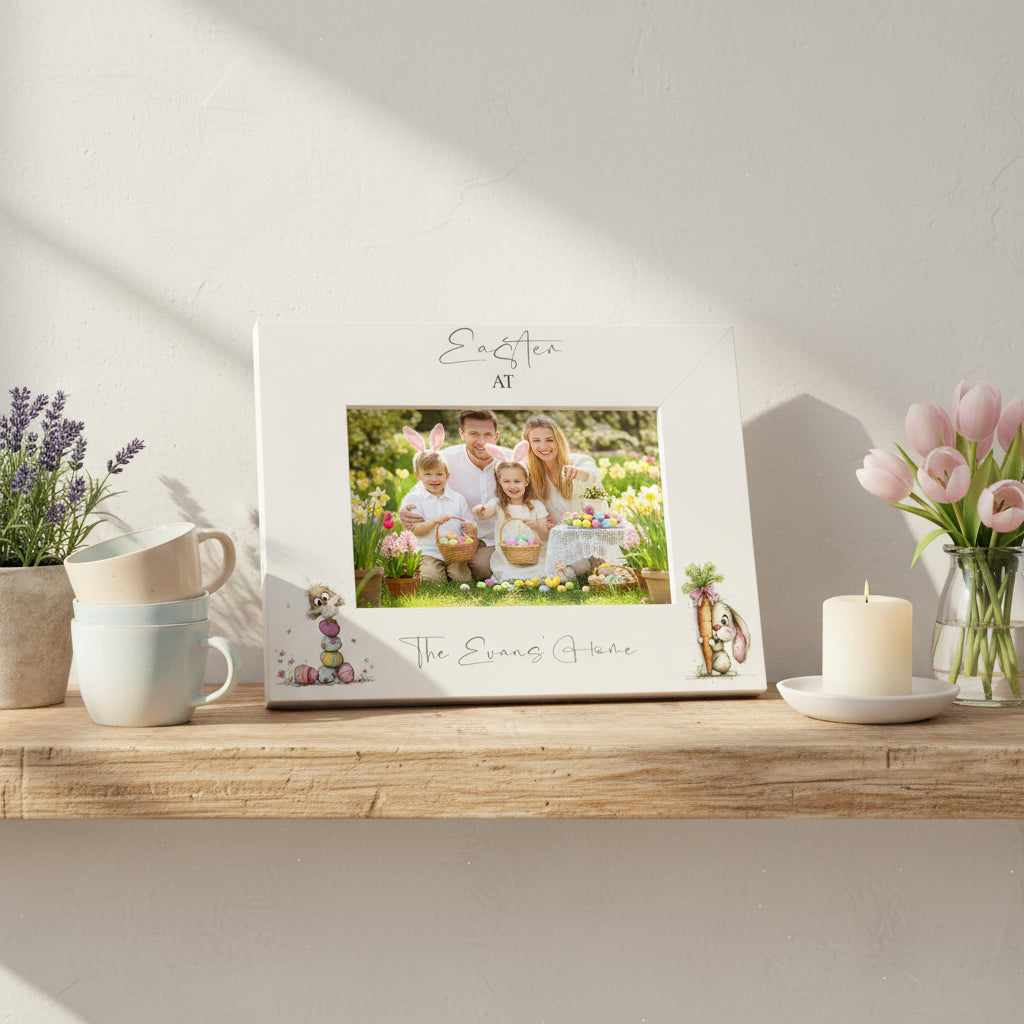 Easter Family Picture Photo Frame Keepsake Memory Gift Photo Frame ukgiftstoreonline