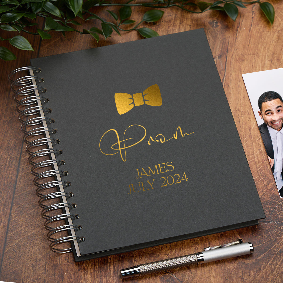 Personalised Boy's Prom Keepsake Photo Album Memory Book