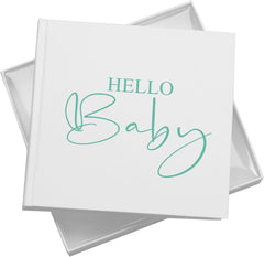 Hello Baby Photo Album For 50 x 6 by 4 Photos In White Pack of 5 Wholesale Trade