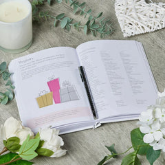 Personalised Wedding Planner Organiser Book Engagement Delicate Ferns