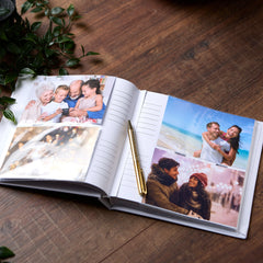 Personalised Communion Photo Album Gift With Silver Cross ukgiftstoreonline