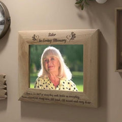 Sister Memorial Remembrance Photo Frame Sister Photo Frame ukgiftstoreonline