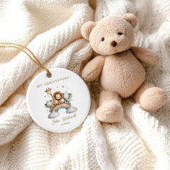 Personalised Christening-Baptism-First Holy Communion-Confirmation Bauble Ornament Keepsake Gift ukgiftstoreonline