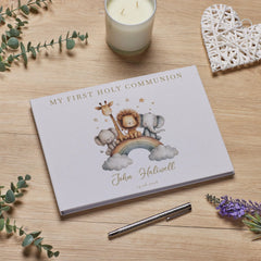 Personalised Large Christening-Baptism-Confirmation-First Holy Communion Memory Book A4 Guest Message Book ukgiftstoreonline