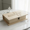 Personalised First Communion Gift Engraved Wooden Keepsake Memory Book Shape Box For Photos etc ukgiftstoreonline