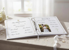 Personalised Communion Guest Book, Scrapbook or Album Floral Cross ukgiftstoreonline