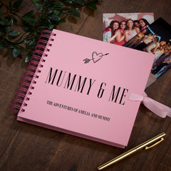 Pink Mummy and Me Scrapbook Photo Album Gift For Treasuring Moments