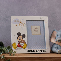 Personalised Mickey Mouse Baby Disney Photo Frame Gift
