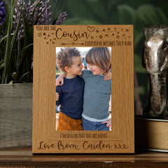 Personalised Cousin Everyone Wishes They Had Photo Frame Portrait