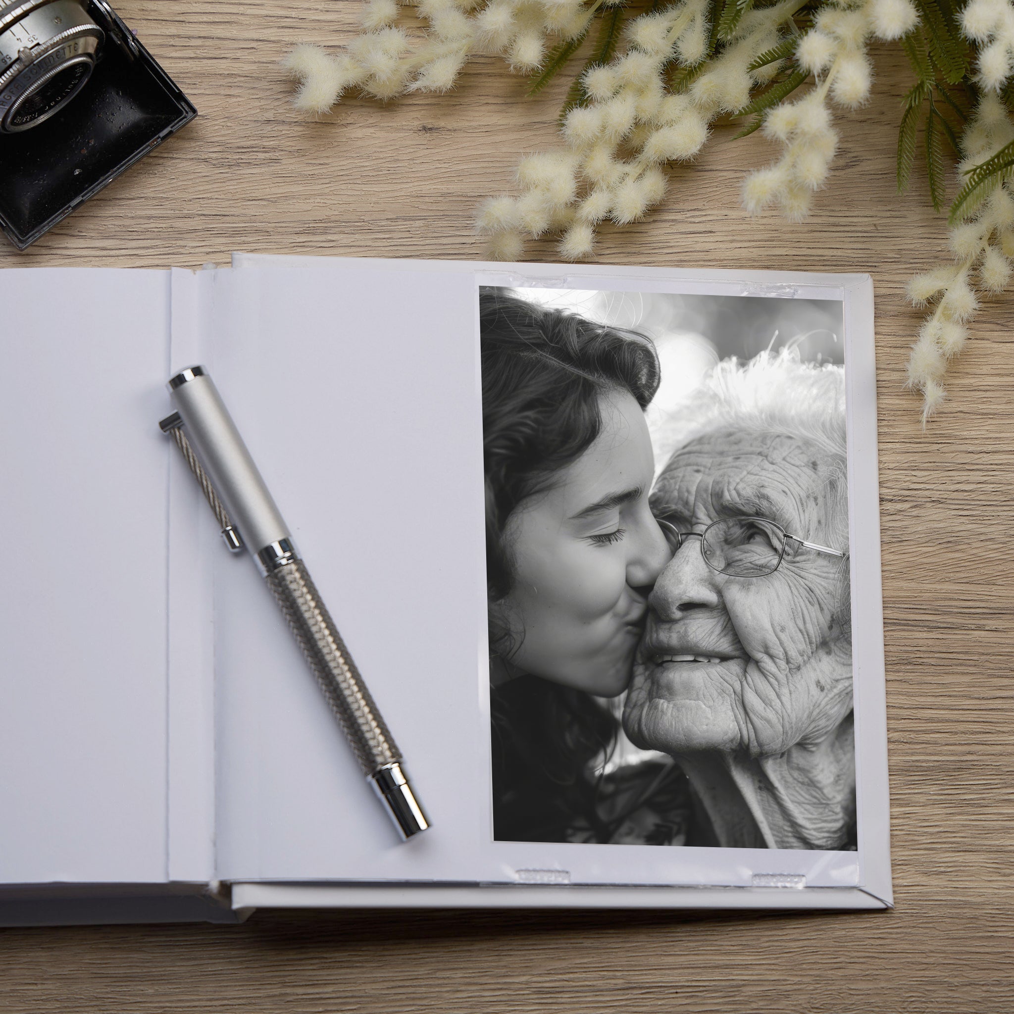 Personalised In Loving Memory Remembrance Photo Album Lavender Flower personalised photo album ukgiftstoreonline