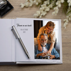 Grandma In Loving Memory White Butterfly Photo Album For 50 x 6 by 4 Photos