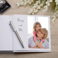 Personalised Special Gran Pink and Purple Butterfly Gift Photo Album