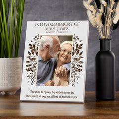 Personalised Those We Love Sentiment Remembrance Memorial Photo Frame