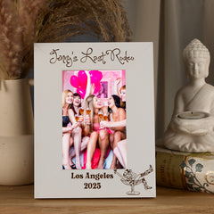 Personalised Hen Do Last Rodeo Memory Photo Frame Engraved