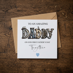 Luxury First Fathers Day Card - With Mechanical Design ukgiftstoreonline