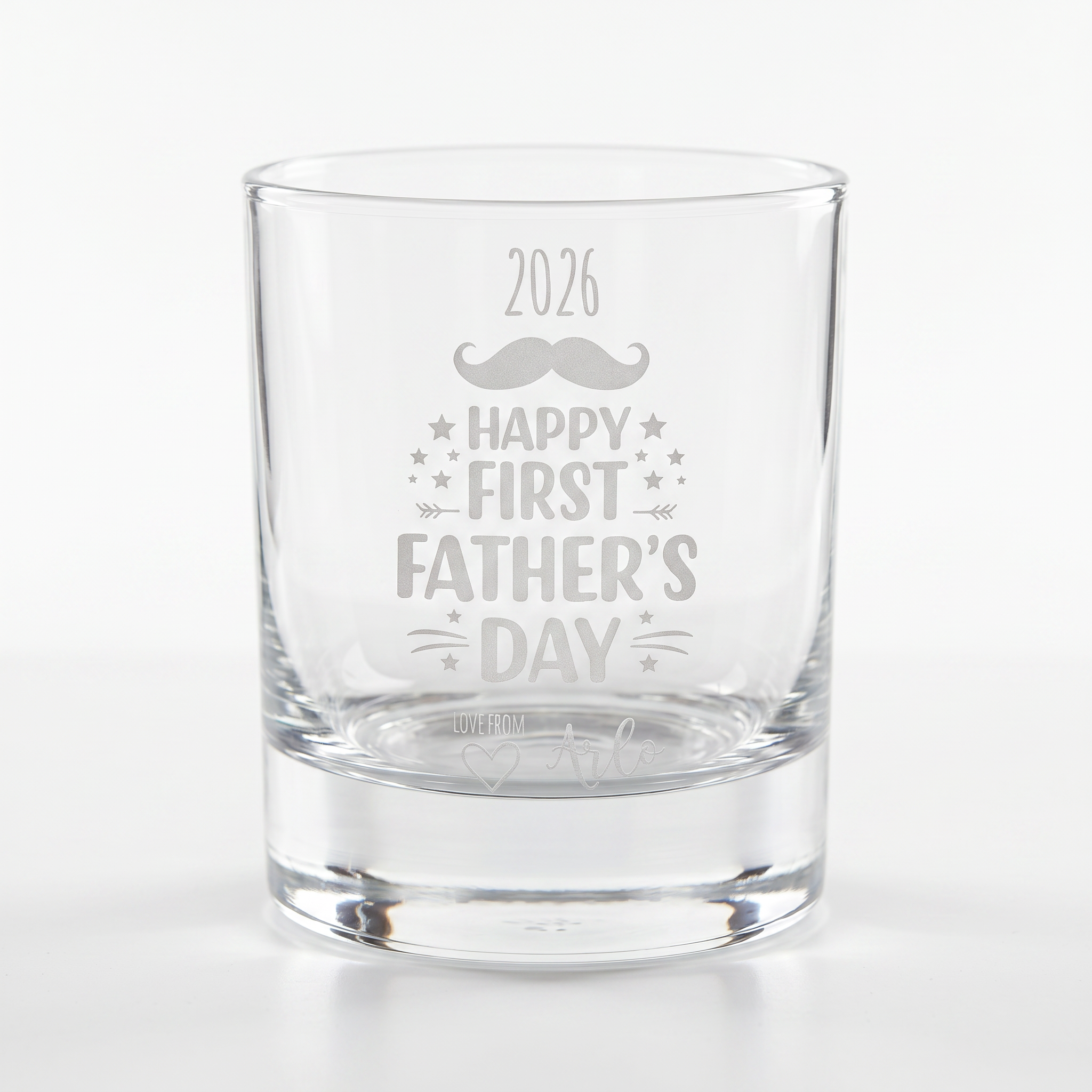 Engraved Personalised First Father's Day Whisky Glass Gift Personalised ukgiftstoreonline