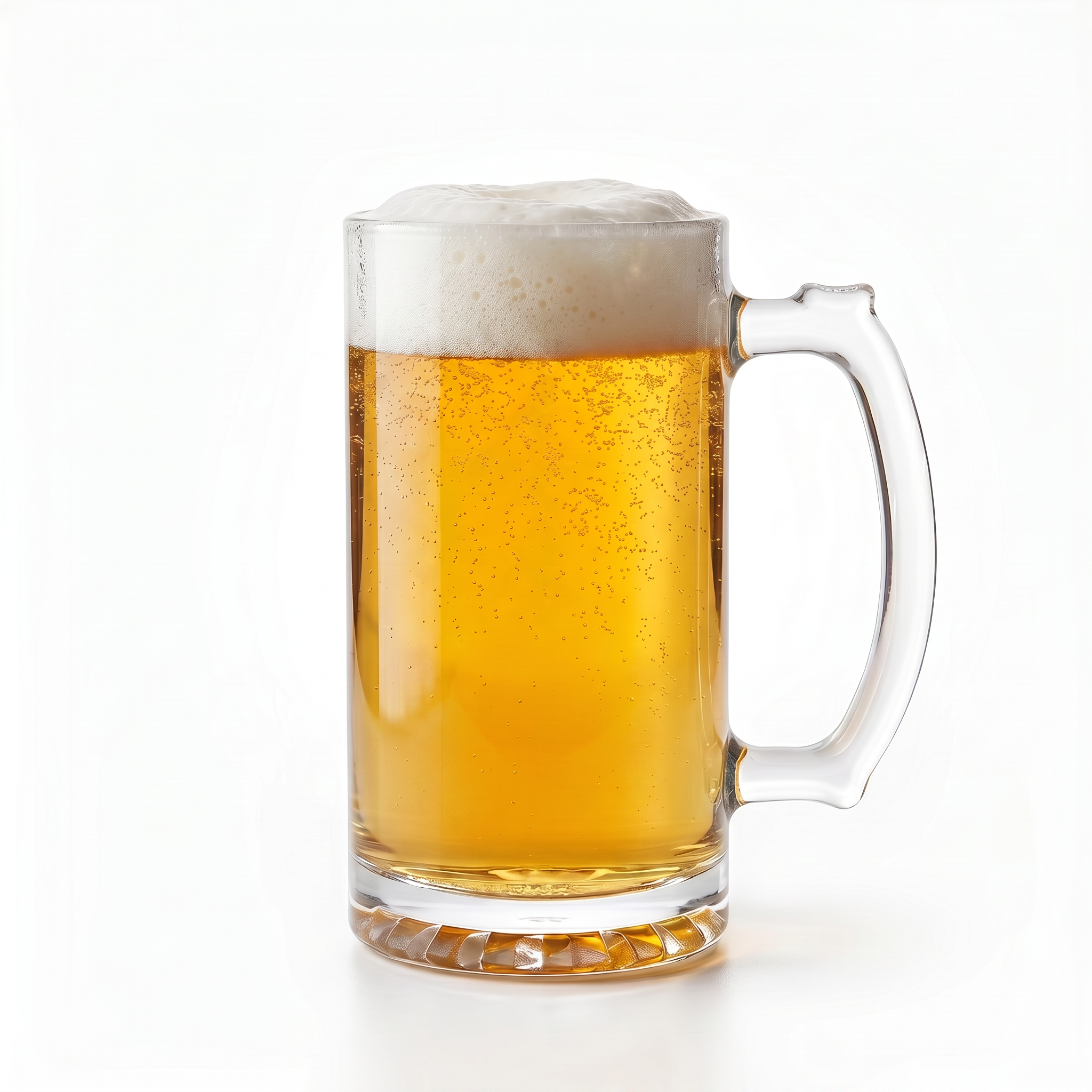 16oz Glass 'Trigger' Handle Beer Steins - Clear - Pack of 24 travel mug ukgiftstoreonline