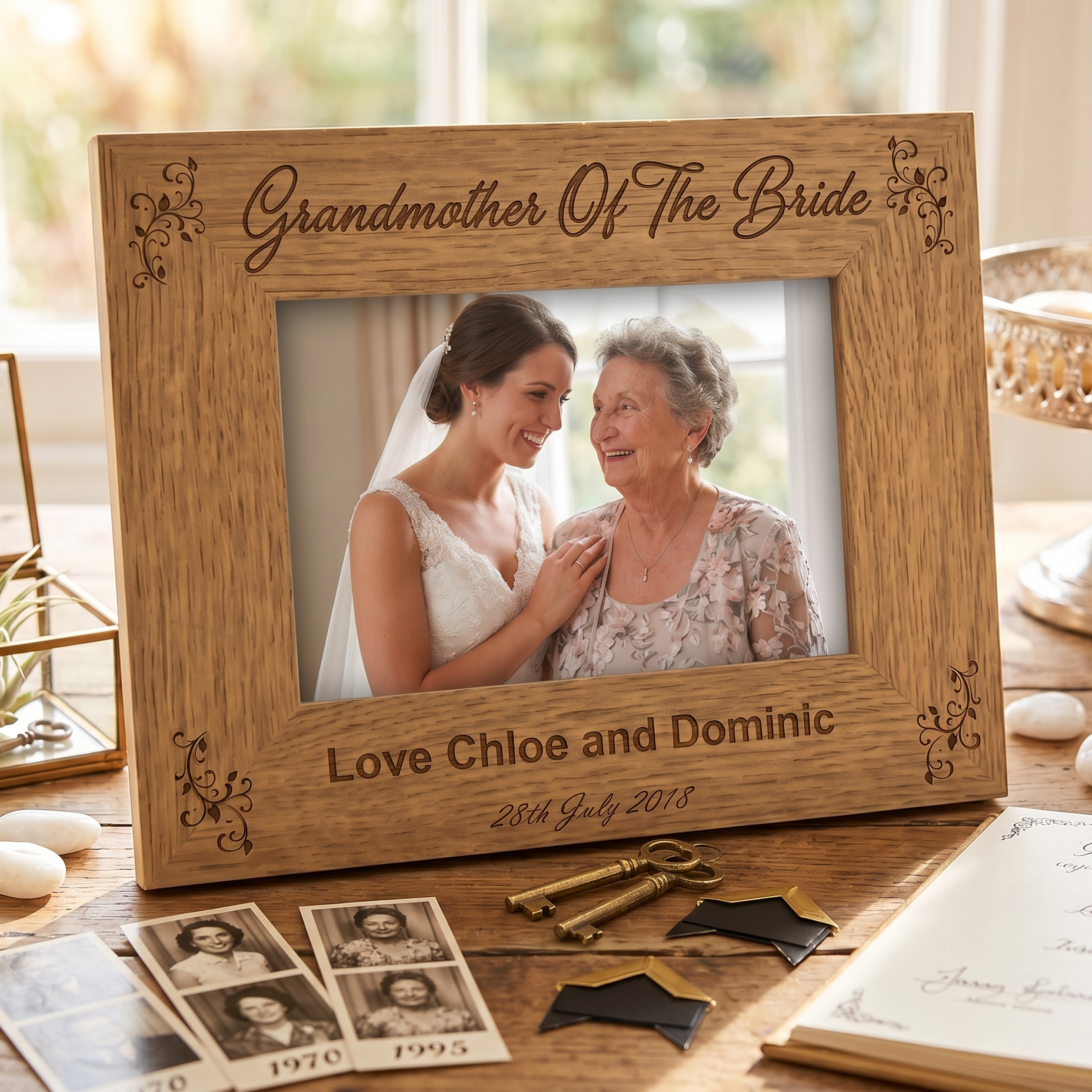 Personalised Grandmother Of The Bride Photo Frame Wedding Gift Grandma Photo Frame ukgiftstoreonline
