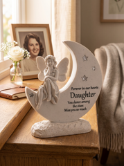 Daughter Angel Remembrance Stone Memorial Plaque, Grave Ornament Tribute, Gift ukgiftstoreonline