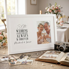 Personalised 30th Wedding Anniversary Photo Frame Gift For Couple Anniversary Photo Frame ukgiftstoreonline