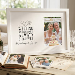 Personalised 30th Wedding Anniversary Photo Frame Gift For Couple Anniversary Photo Frame ukgiftstoreonline