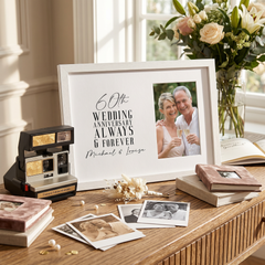 Personalised 60th Wedding Anniversary Photo Frame Gift For Couple Anniversary Photo Frame ukgiftstoreonline