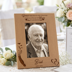 Personalised Because Someone We Love Is In Heaven Wedding Photo Frame Wedding Photo Frame ukgiftstoreonline