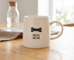 Dog Mum Mug - Stoneware Coffee Mug With Paw Print | Dishwasher Safe Gift ukgiftstoreonline