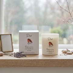 Thoughts Of You Memorial Remembrance Candle For Dad In Gift Box Sympathy Gift Tea Light Holder ukgiftstoreonline