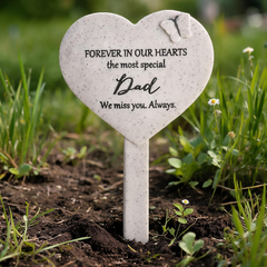 Dad Memorial Sympathy Tribute Graveside Stake With Butterfly