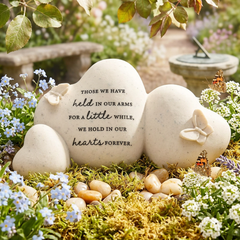Remembrance Stone Memorial Ornament Tribute, Heartfelt Sympathy Gift