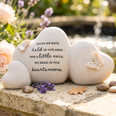 Remembrance Stone Memorial Ornament Tribute, Heartfelt Sympathy Gift