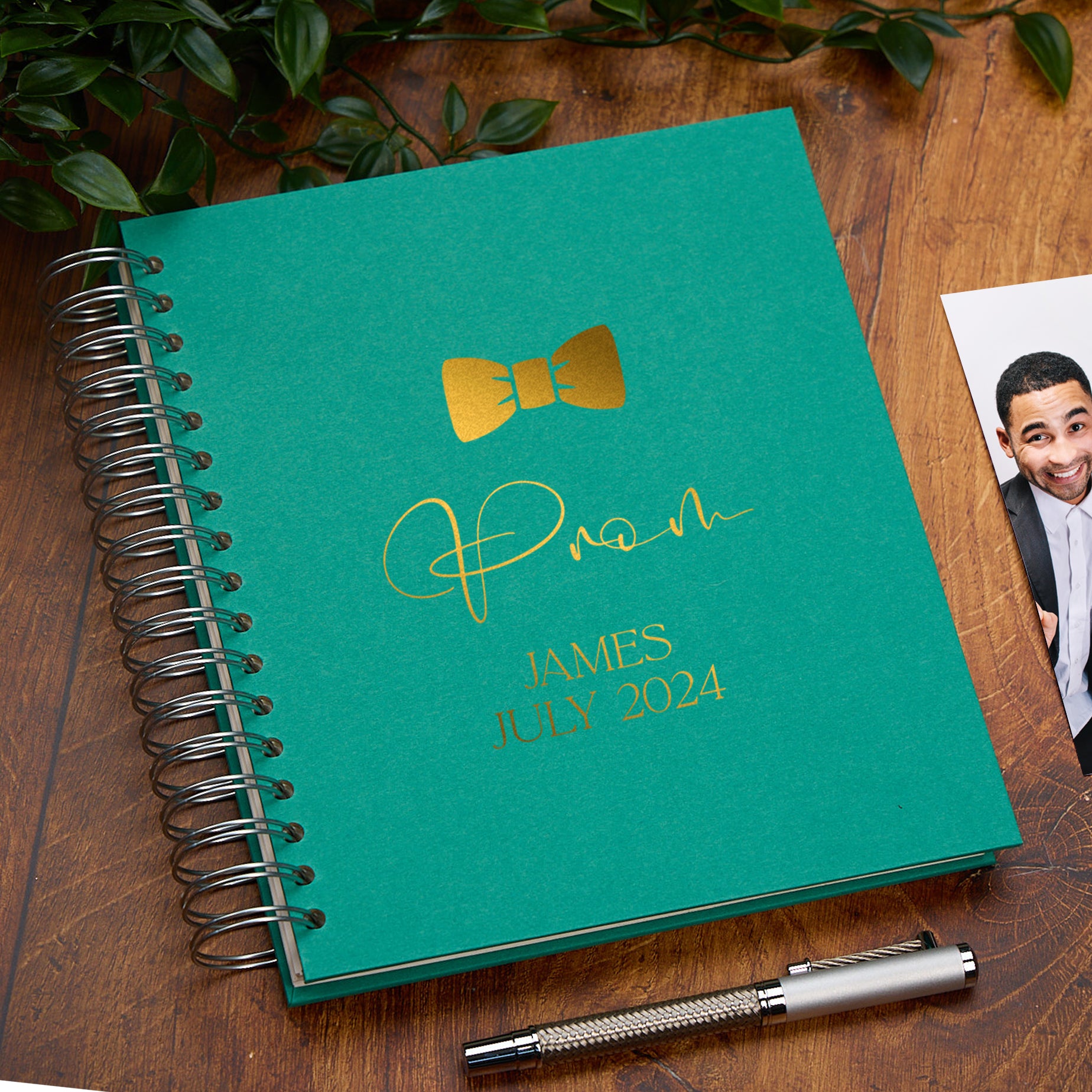 Personalised Boy's Prom Keepsake Photo Album Memory Book