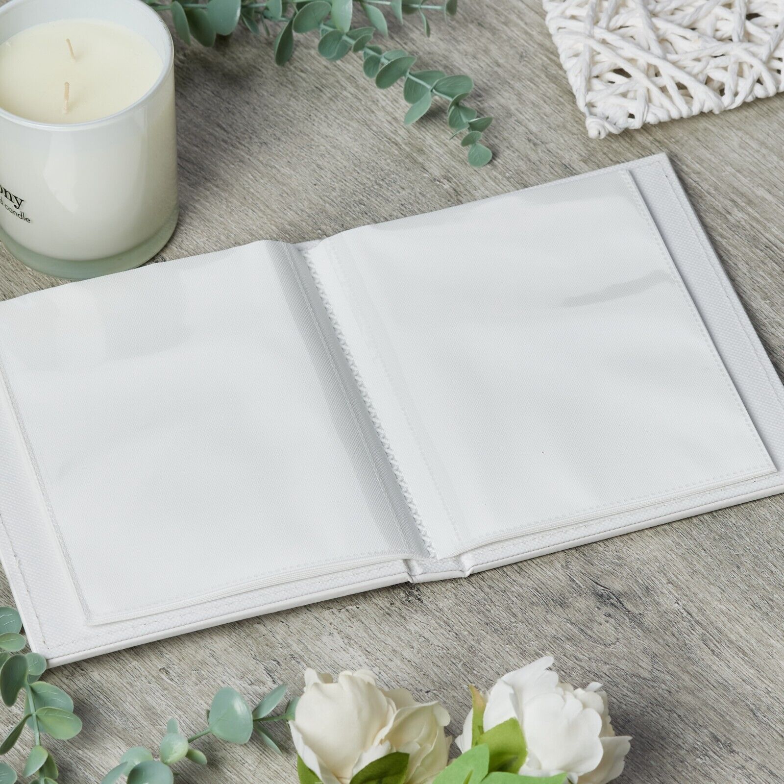 Wedding Photo Album – Personalised Leatherette Keepsake Book With 24 Slip-In Sleeves wedding photo album ukgiftstoreonline