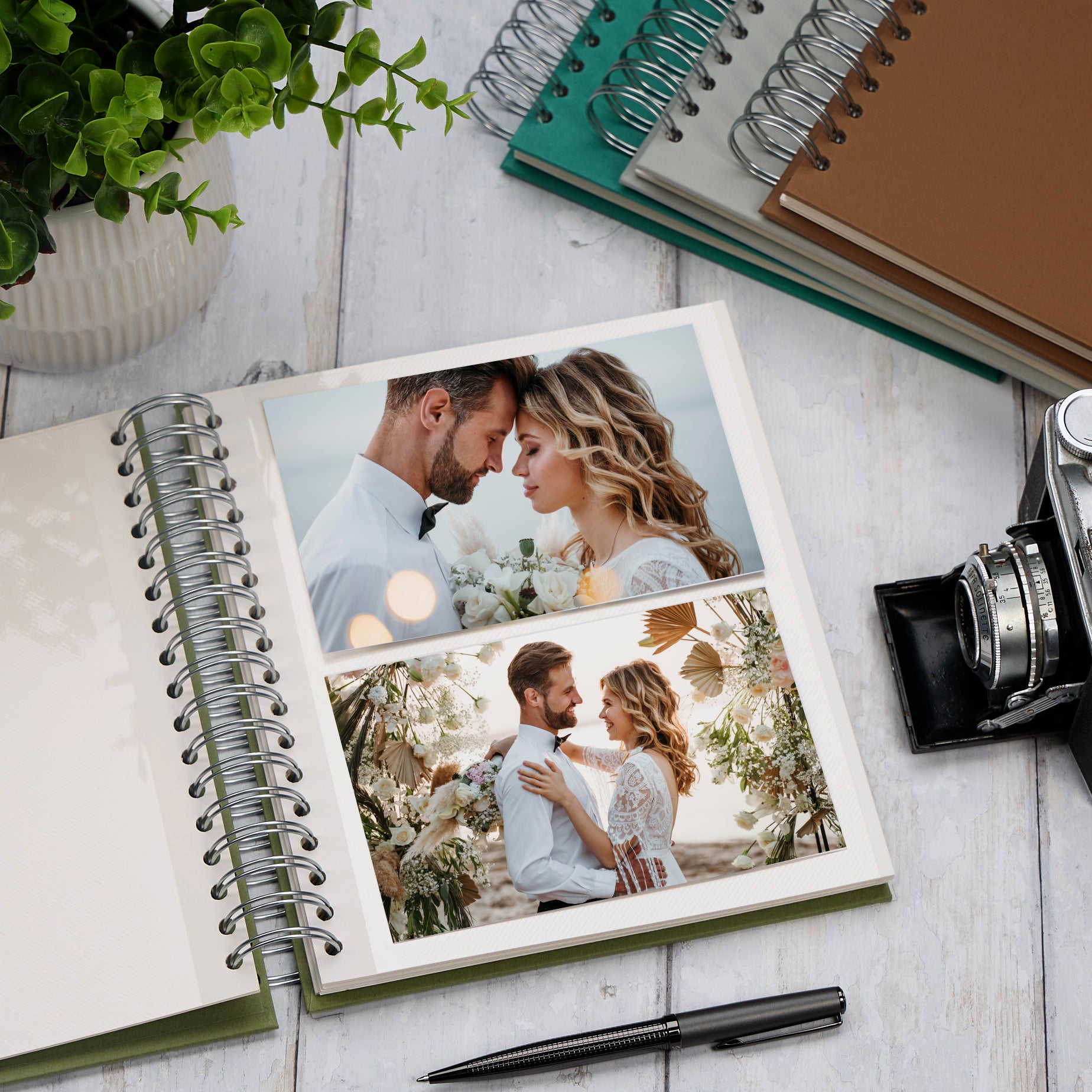 Large Wedding Anniversary Love Photo Album Memory Keepsake Gift Multiple Colours