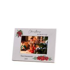 Personalised Christmas Memories Family Photo Picture Frame Landscape